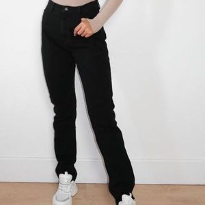 missguided black wrath jean size 4